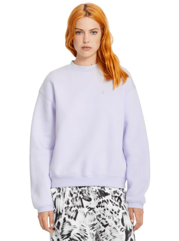 Volcom dámská mikina Stone Heart Up Crew Dusty Lavender | Fialová | Velikost M