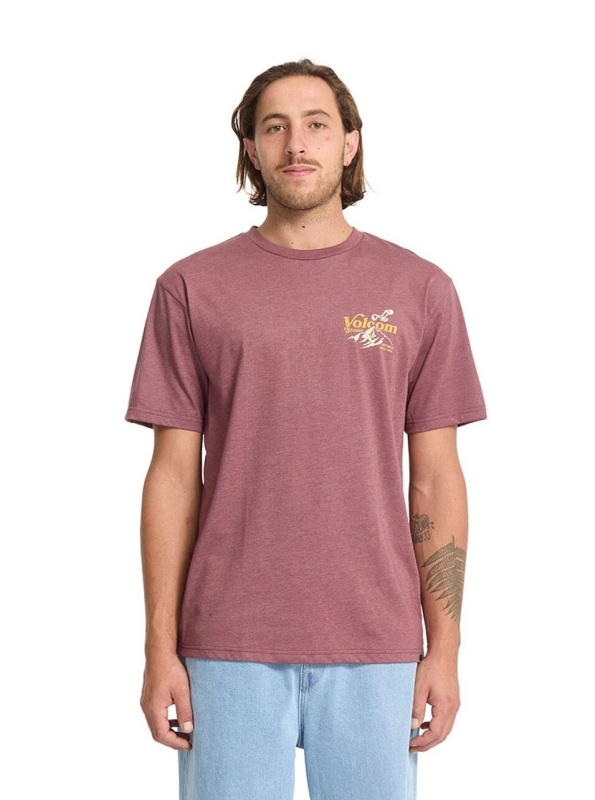 Volcom pánské tričko Back Country Merlot | Červená | Velikost L