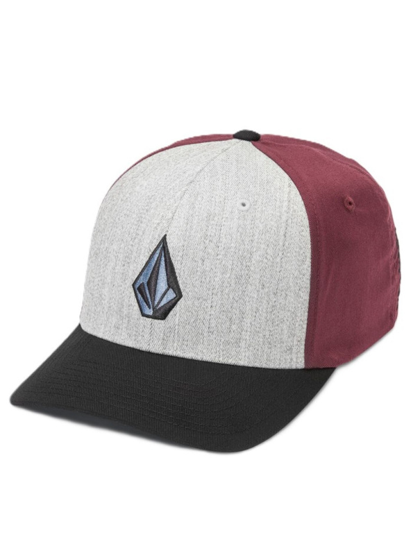 Volcom kšiltovka Full Stone Hthr Flexfit Dark Slate | Černá | Velikost L/XL