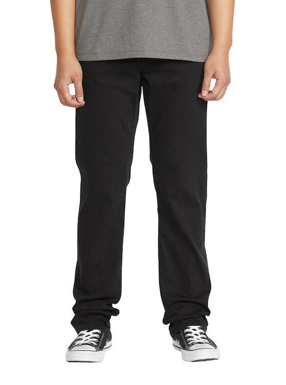 Volcom pánské kalhoty Solver Denim Black Out | Černá | Velikost 34 x 38