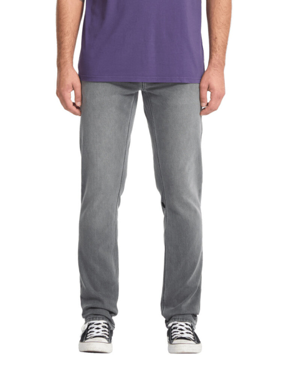 Volcom pánské kalhoty Vorta Denim Concrete | Šedá | Velikost 34 x 34