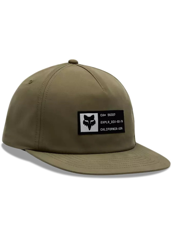 Fox kšiltovka Vision Adjustable Hat Adobe | Zelená | Velikost One Size