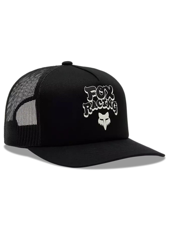 Fox kšiltovka Racewear Mesh Trucker Black | Černá | Velikost One Size