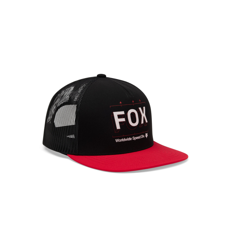 Fox kšiltovka Image Print Snapback Trucker Black | Černá | Velikost One Size