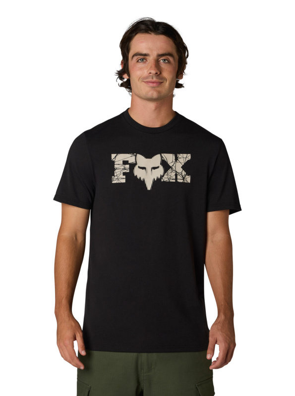 Fox pánské tričko Diffuse Dri-Release SS Black | Černá | Velikost S