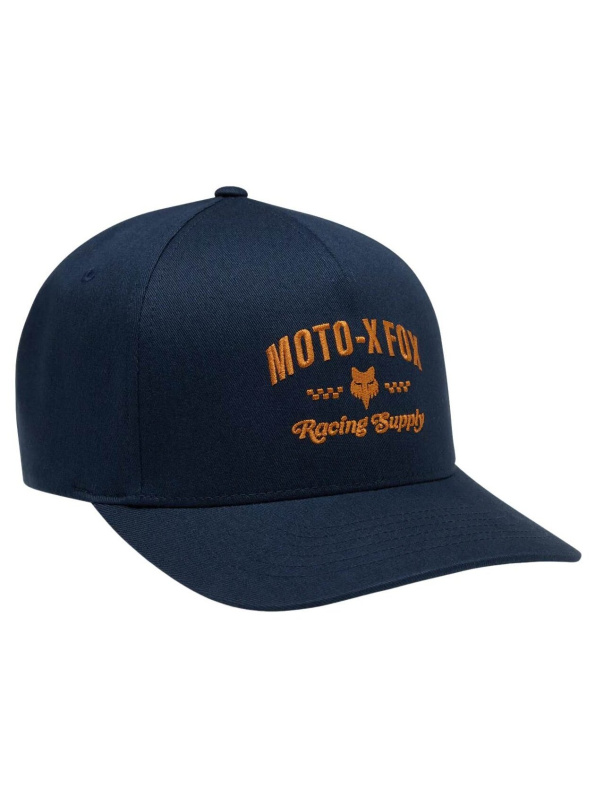 Fox kšiltovka Supply Flexfit Midnight | Modrá | Velikost S/M