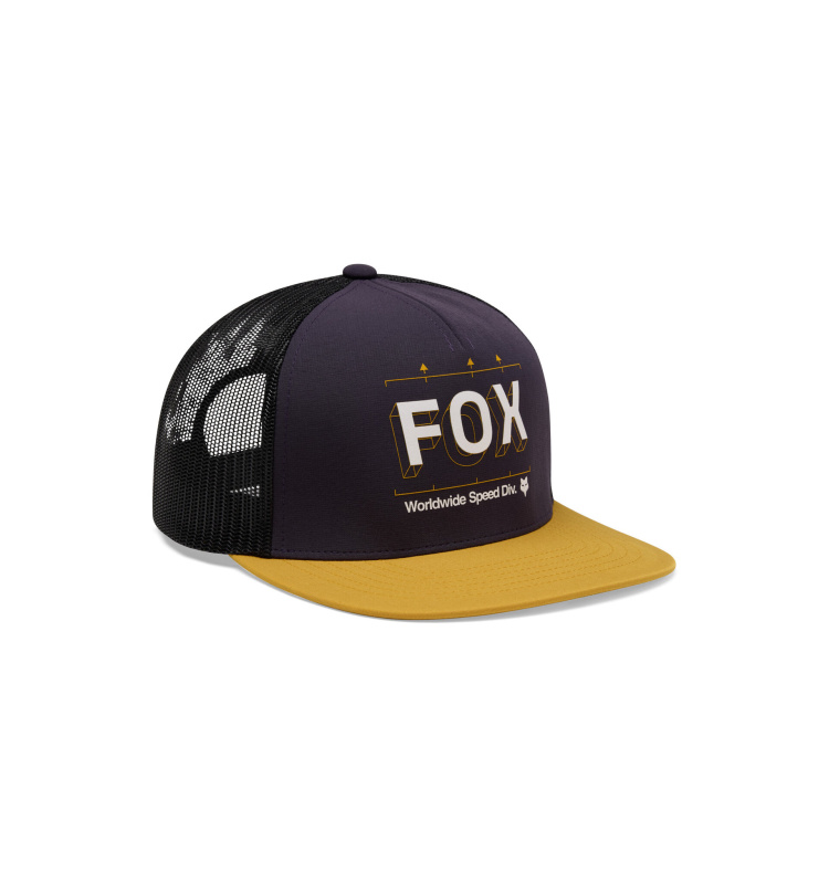 Fox kšiltovka Image Print Snapback Trucker Plum Perfect | Žlutá | Velikost One Size