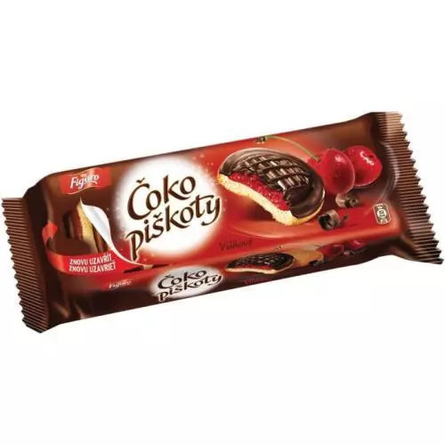 Figaro čoko piškoty s višňovou náplní 147g