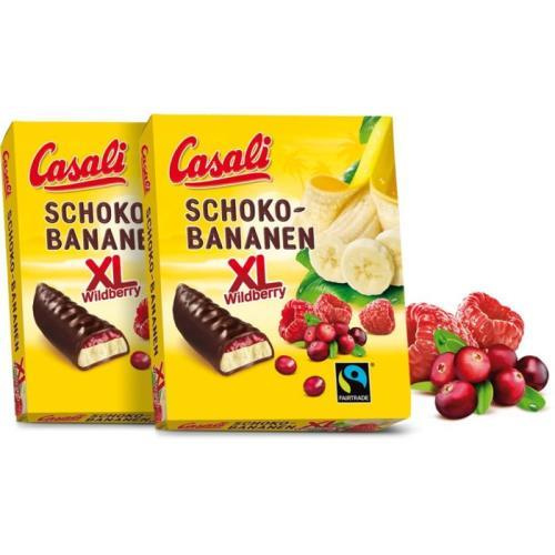 Casali schoko-bananen xl wildberry 140g