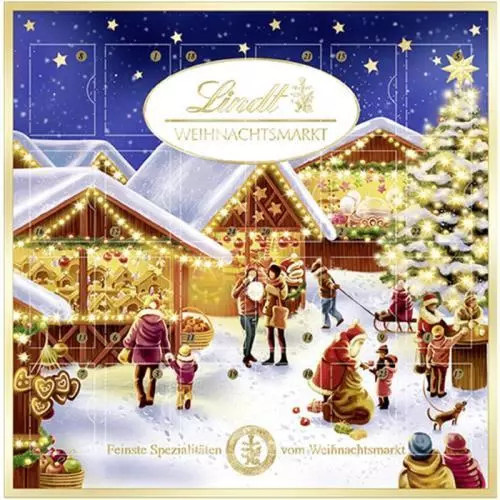 Lindt advent calendar xmas market 115g
