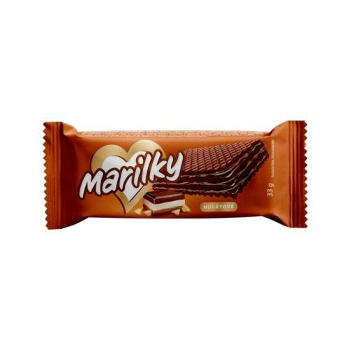 Marilky oplatka black nugát nemáčené 33g
