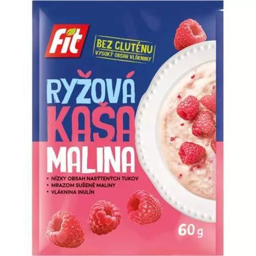 FIT rýžová kaše malina 60g