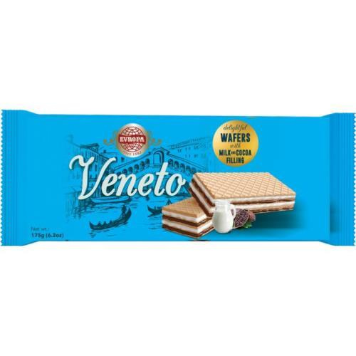 Evropa Veneto wafers milk and cocoa filling 175g