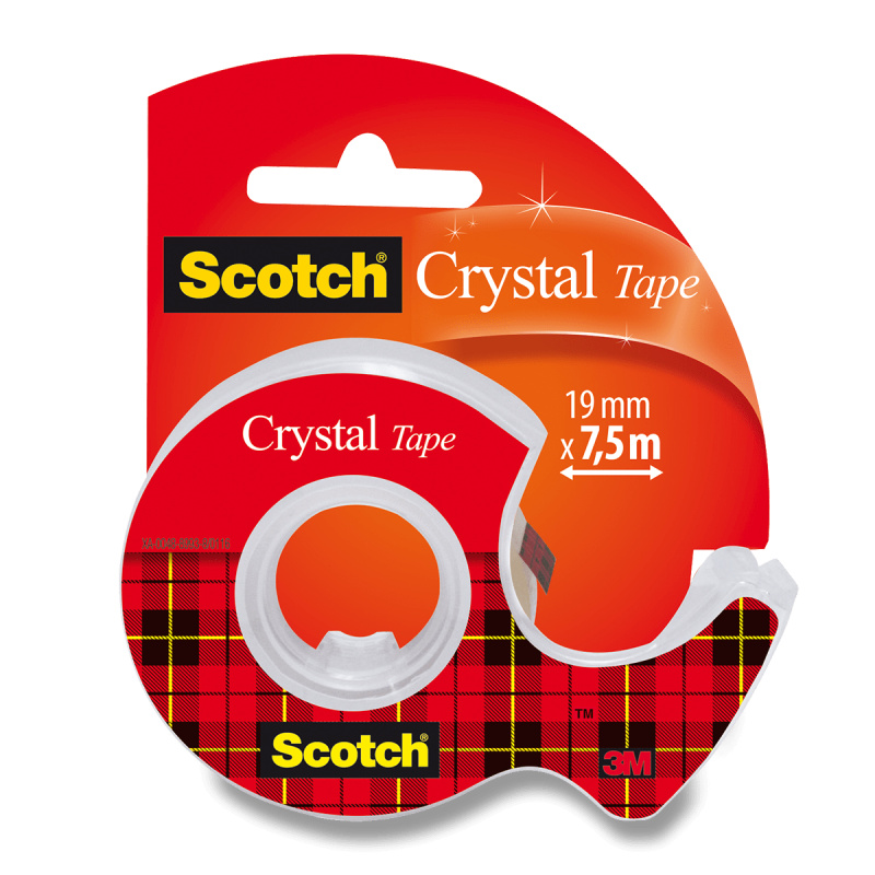 Samolepicí páska 3M Scotch Crystal 19 mm x 7,5 m
