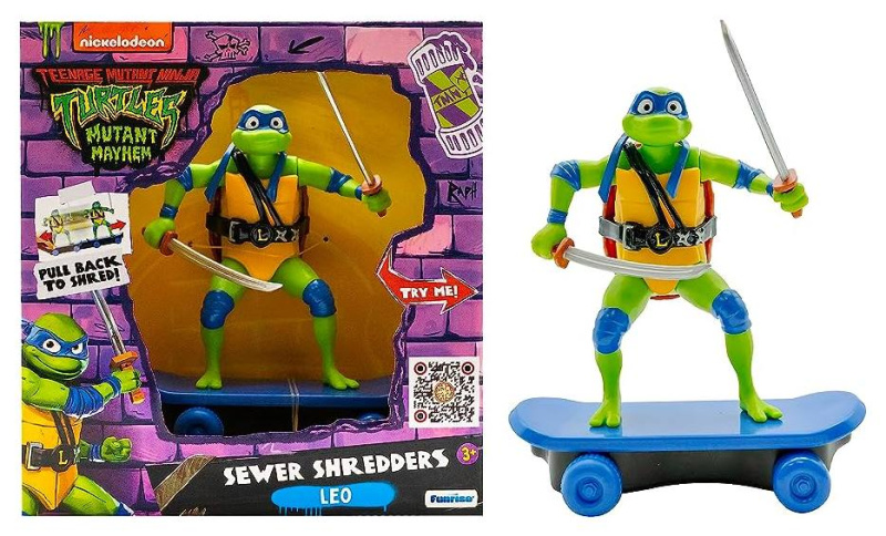 Tmnt želvy ninja skate sewer shredders leo