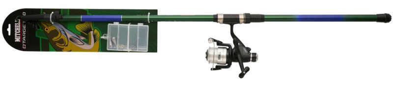 Mitchell prut target ii zander t300 combo heavy 3 m 30-60 g s navijákem a krabička nástrah