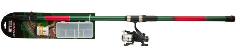 Mitchell prut target ii trout t400 combo light 4 m 5-20 g s navijákem a krabička nástrah