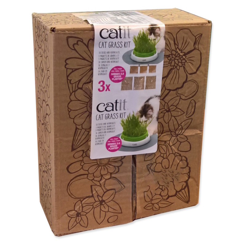 Tráva CATIT Design Senses 3x0,7l