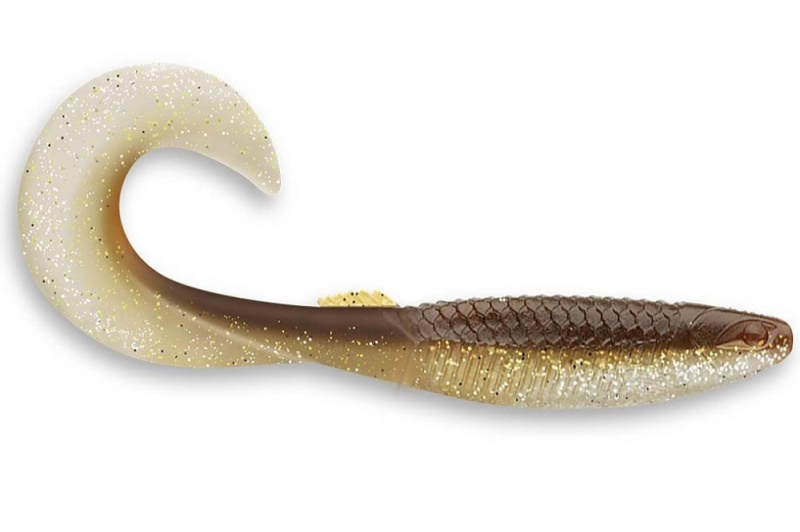 Rapala gumová nástraha crushcity the curl brown silver - 11,6 cm 7,6 g 6 ks