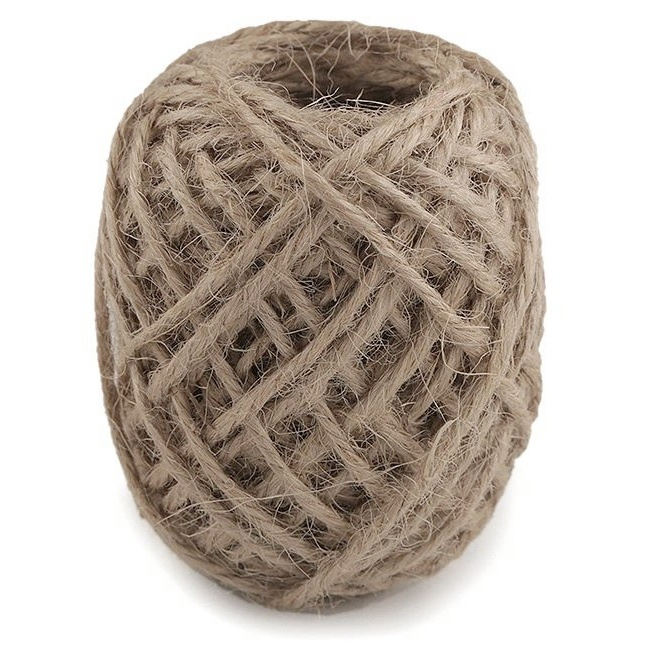 Jutový provázek přírodní 2mm (10m)