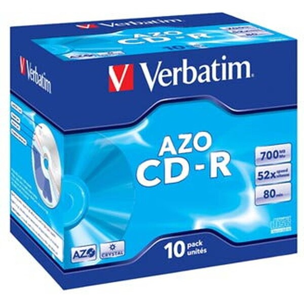 VERBATIM CD-R(10 ks)Jewel/Crystal/DLP/52x/700MB