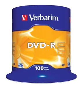 VERBATIM DVD-R(100 ks)Spindle/General Retail/16x/4.7GB