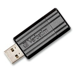 VERBATIM Flash Disk 32GB Store 'n' Go PinStripe, černý Černá