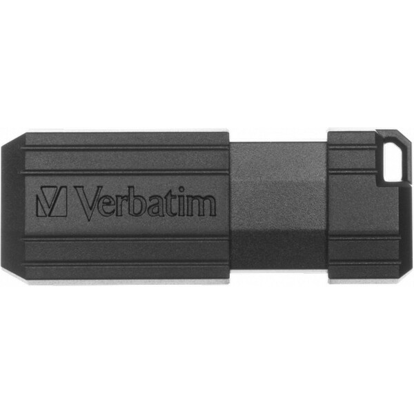 VERBATIM Flash Disk 64GB USB 2.0 Store 'n' Go PinStripe, černý Černá