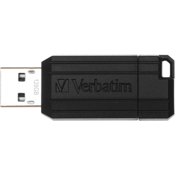VERBATIM USB Flash Disk Store 'n' Go PinStripe 128GB černý Černá