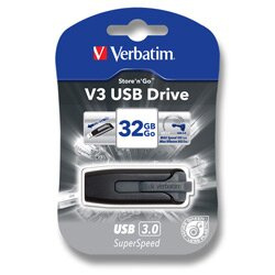 VERBATIM Flash Disk 32GB Store 'n' Go V3, USB 3.0 Černá