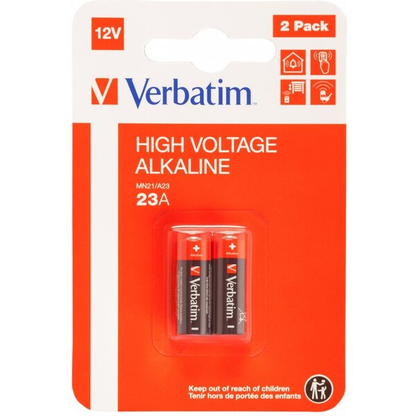 Verbatim 23AF (MN21/ A23/ 23AE) alkalická baterie (2ks)