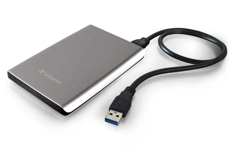 VERBATIM HDD 2.5", 1TB, USB 3.0, Silver