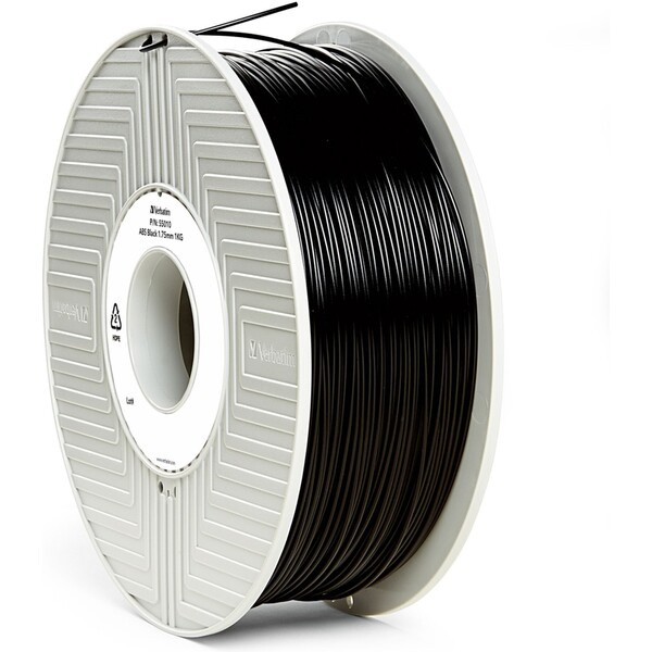 VERBATIM filament do 3D tiskárny ABS 1.75mm, 404m, 1kg černý  Černá