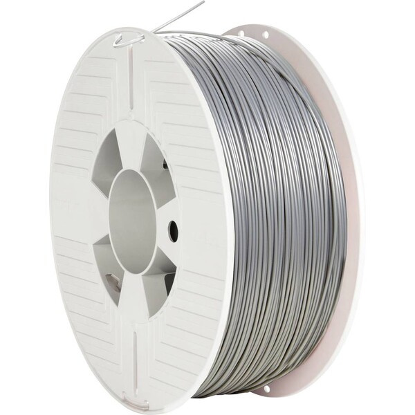 VERBATIM filament do 3D tiskárny ABS 1.75mm, 404m,1kg stříbrný/šedý Stříbrná