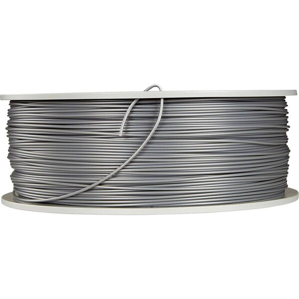 VERBATIM filament do 3D tiskárny PLA 1.75mm, 335m, 1kg stříbrný/šedý Stříbrná