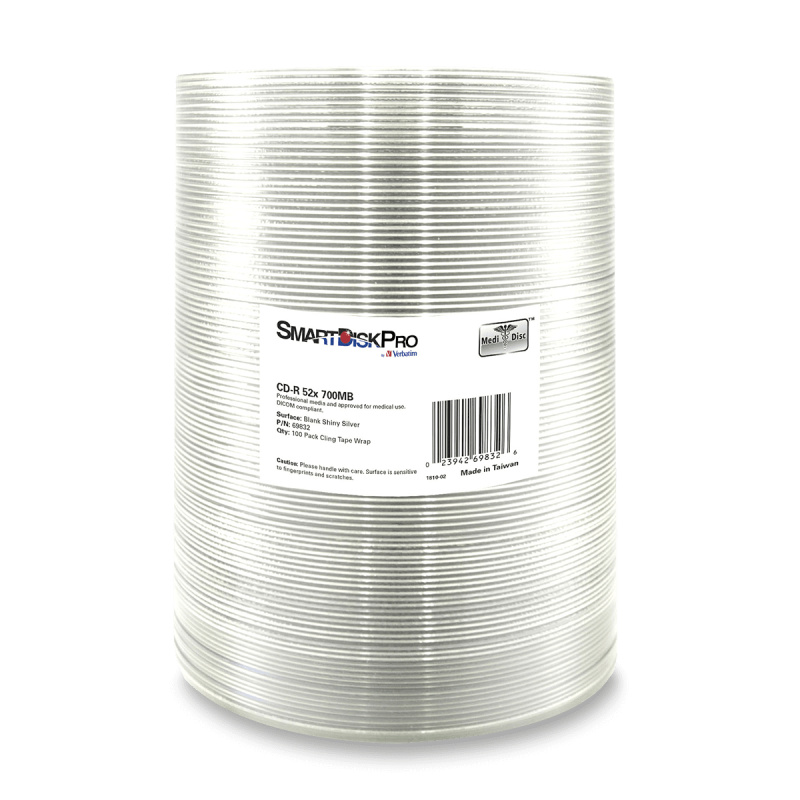 SmartDisk Pro - zapisovatelné CD-R - 700 MB, 100 ks