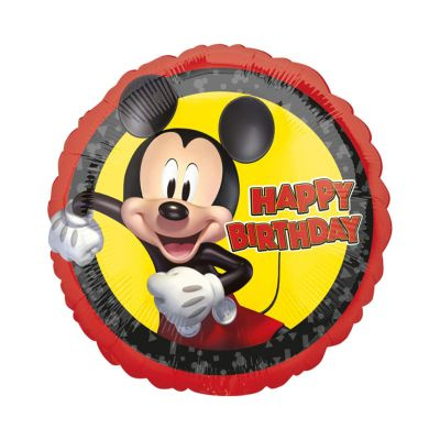 Balónek fóliový Happy Birthday Mickey Mouse Albi