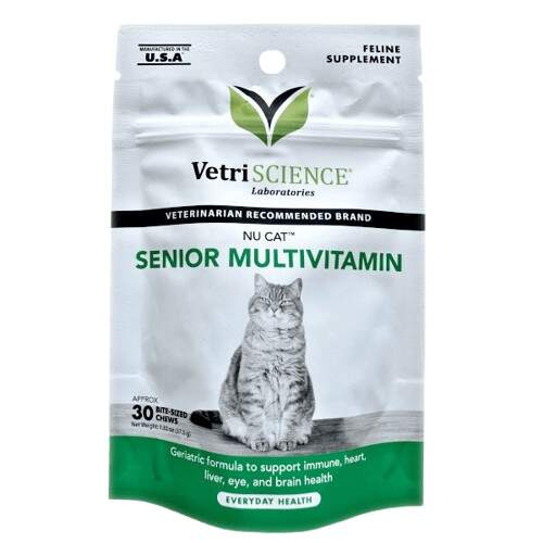 VetriScience Nu Cat Senior Multivitamin 30 ks