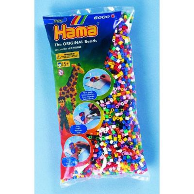 HAMA Korálky MIDI barevné MIX - 6 000 ks