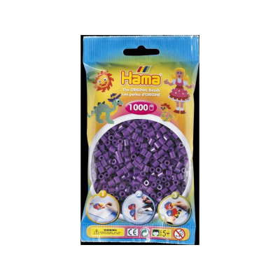 HAMA korálky MIDI - fialové