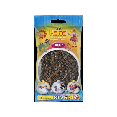 HAMA korálky MIDI - tmavě hnědé