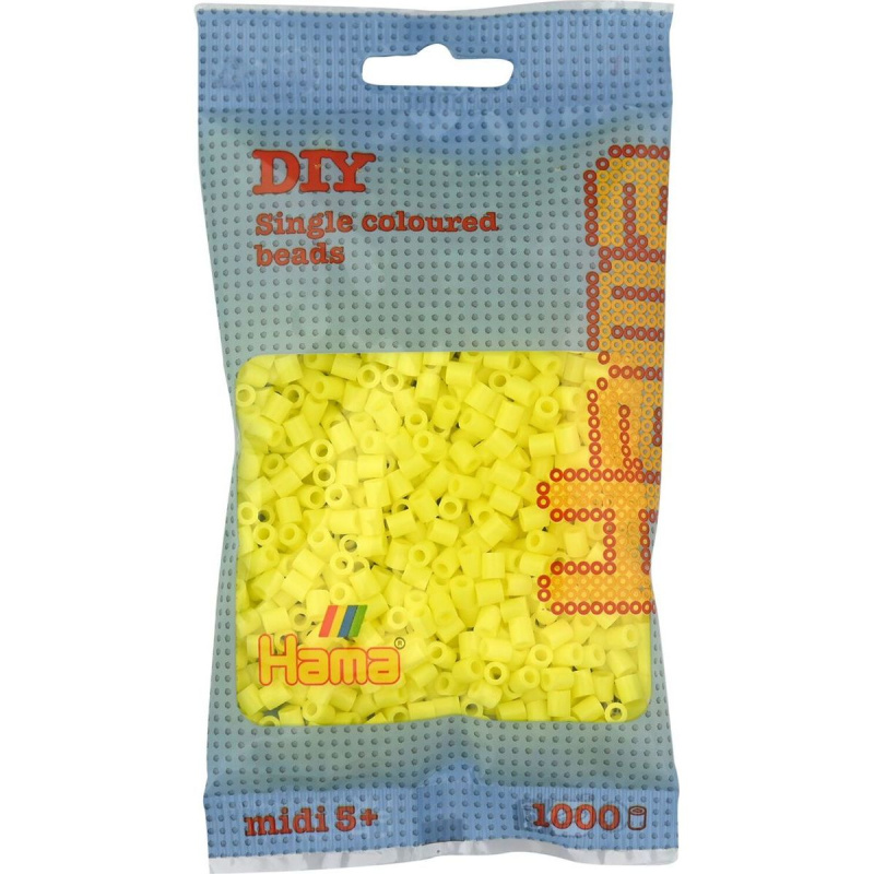 Hama H207-43 Midi Pastelově žlutá 1000 ks