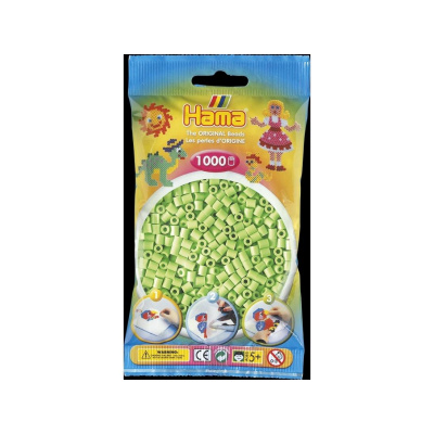 Hama H207-47 Midi Pastelově zelené korálky 1000 ks