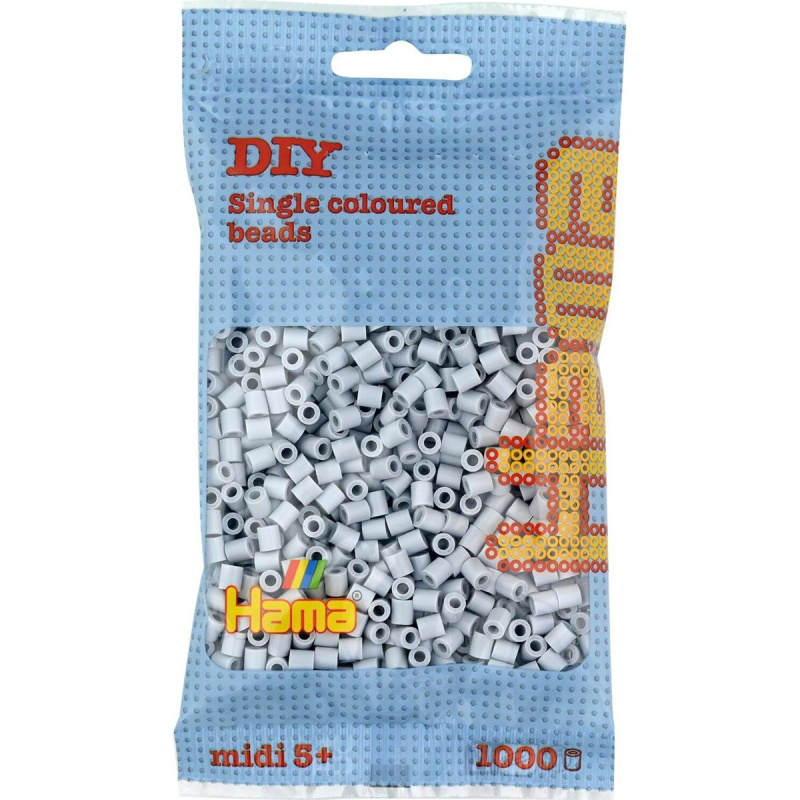 Hama H207-70 Midi Světle šedé korálky 1000 ks