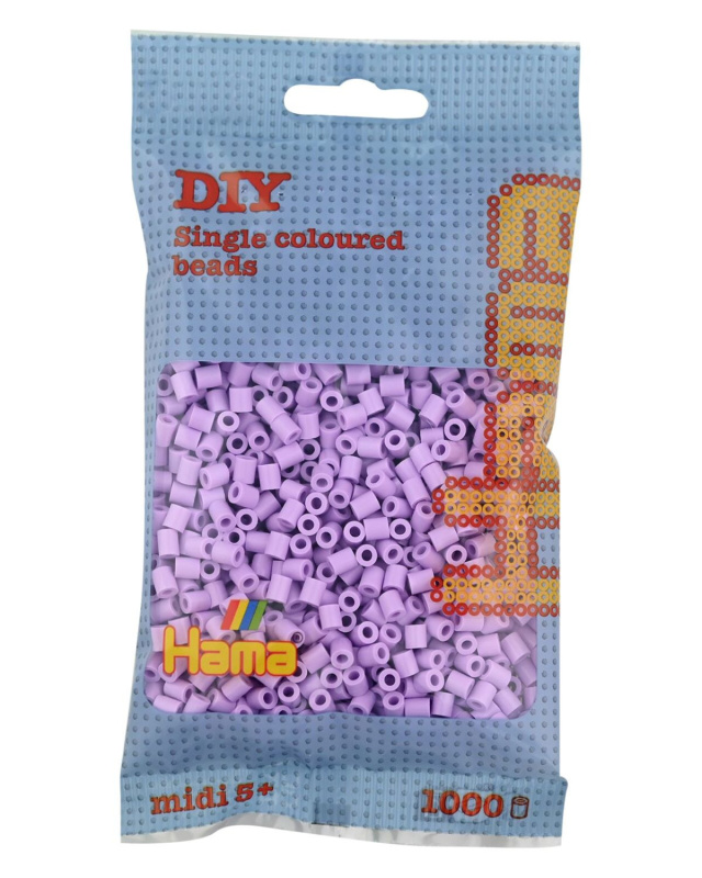 HAMA korálky fialové MIDI - 1000 ks