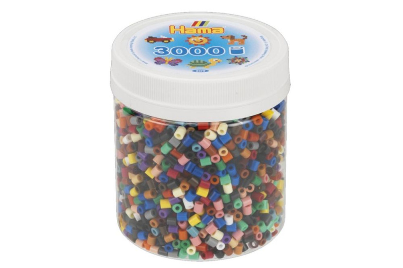 Hama zažehlovací korálky - MIDI Tuba, 3000ks 22 barev