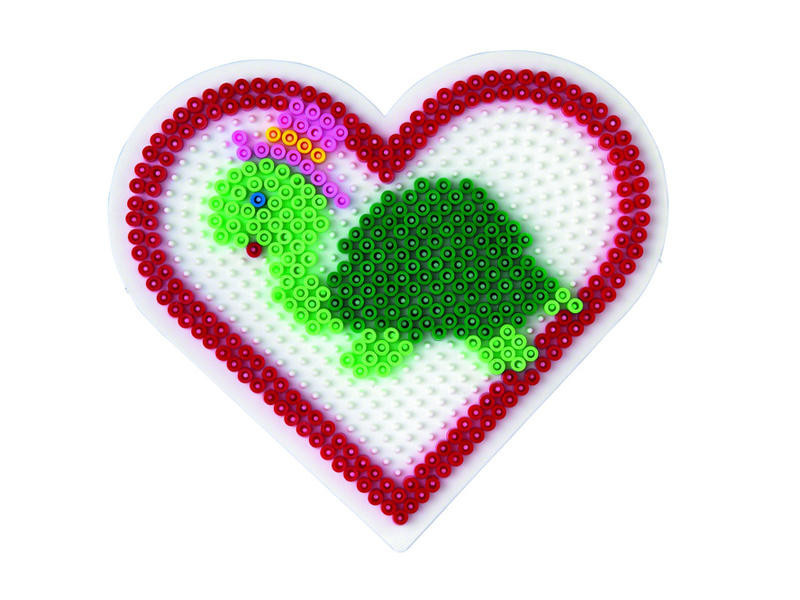 Hama podložka MIDI - velké srdce