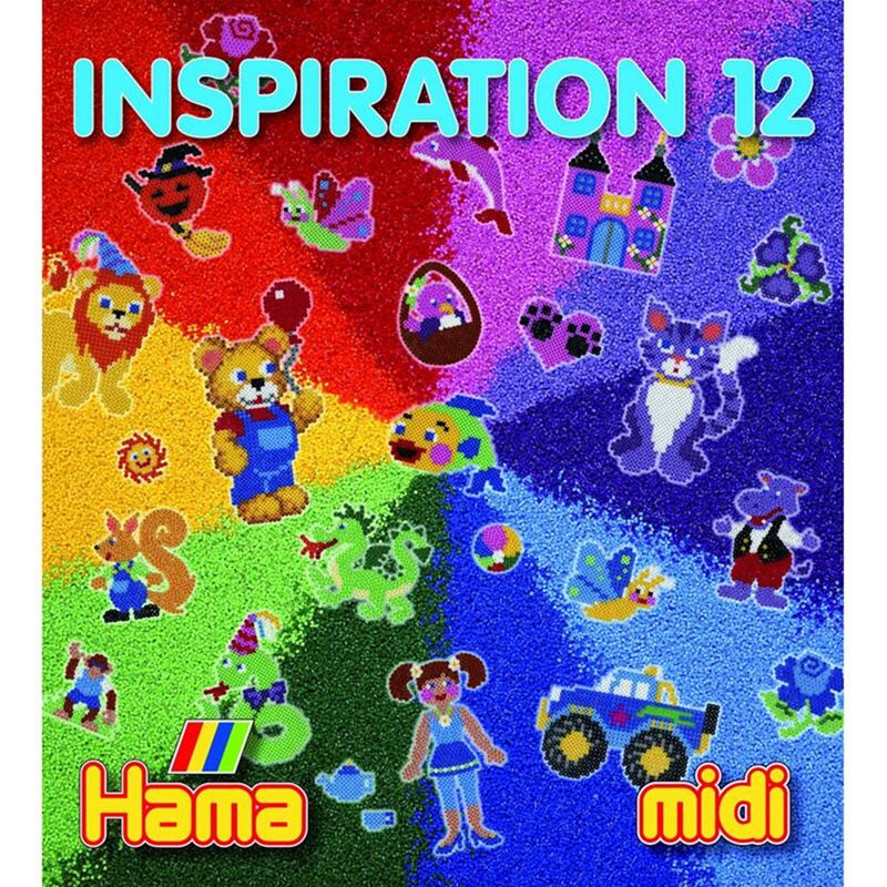 Hama zažehlovací korálky - Pomůcka, Knížka inspirací MIDI č.12