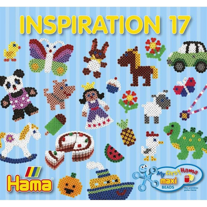 Hama zažehlovací korálky - Pomůcka, Knížka inspirací MAXI č.17