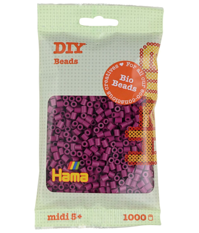 HAMA BIO zažehlovací korálky MIDI 1000 - švestkové